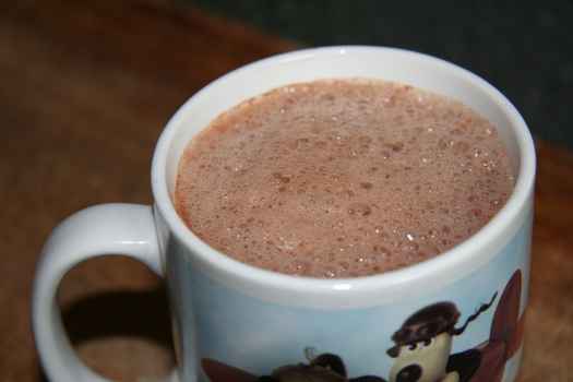 Hot cocoa, full of chocolatey goodness