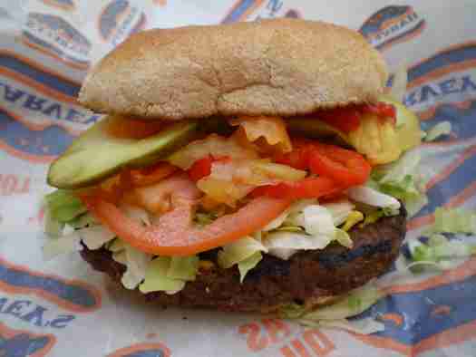 Harvey’s veggie burger
