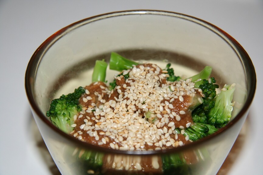 Broccoli salad with sesame dressing