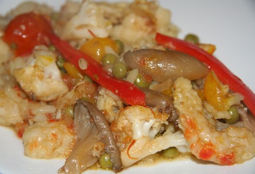 Vegan Spanish paella