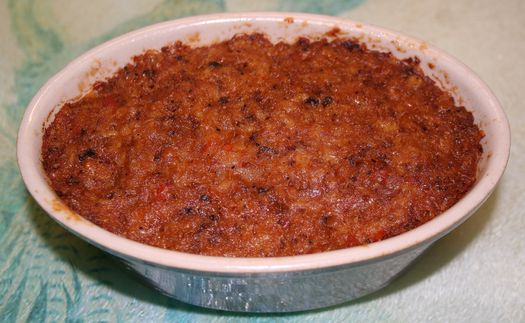 Homemade vegetarian haggis